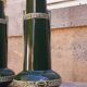 Pair of Art Nouveau barbotine vases by Gustave de Bruyn