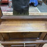 Coat rack - Napoleon III wardrobe in wood and brass