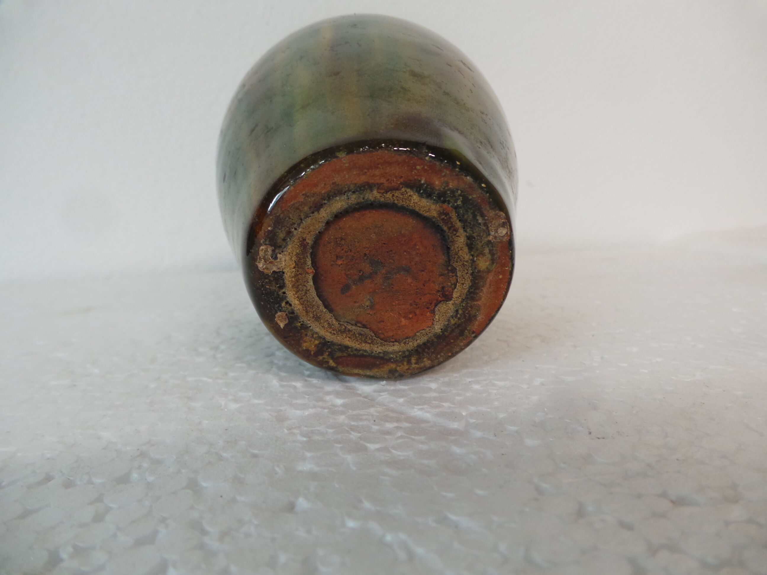 Vase emailed art deco