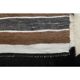 Vintage Turkish Hand-Knotted Wool Cotton Brown Kilim Area Rug 132x180