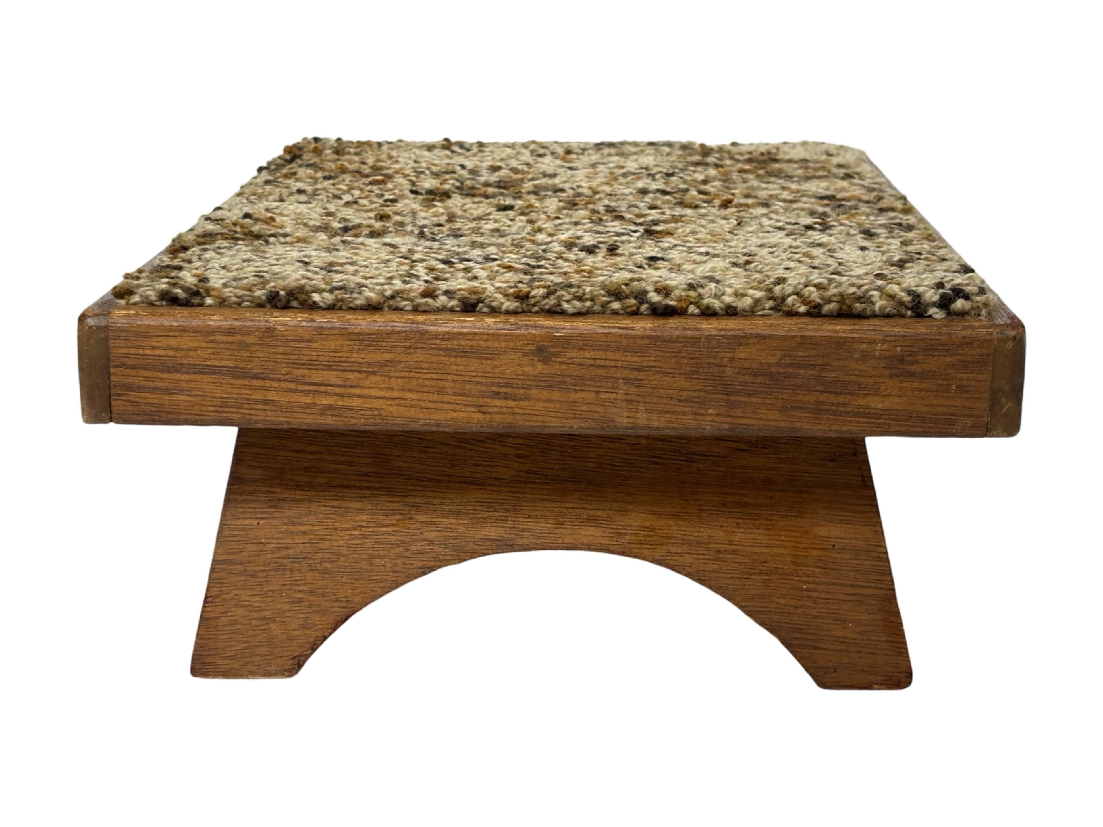 Vintage footstool 60's minimal stool low model