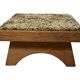 Vintage footstool 60's minimal stool low model