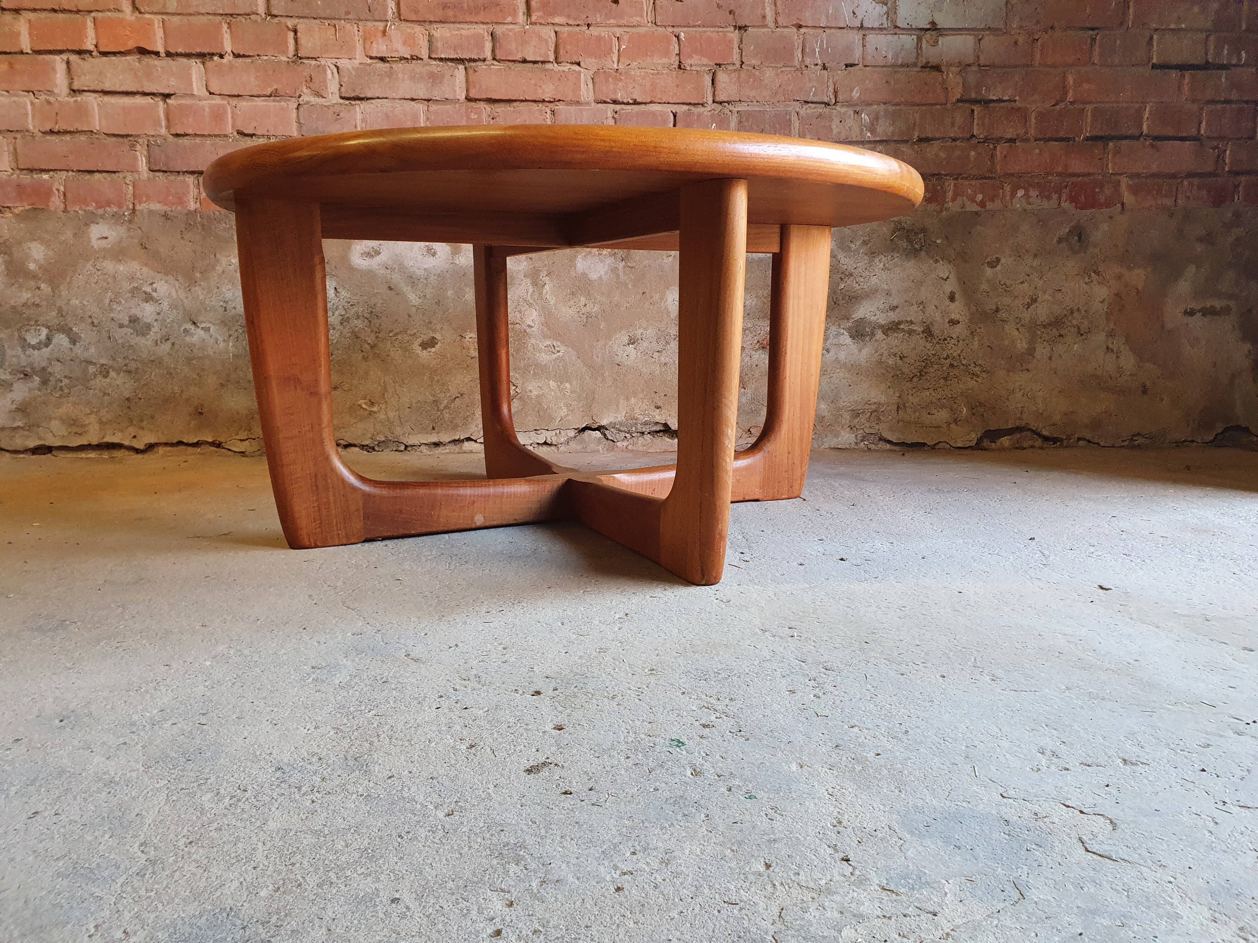 Teak coffee table Niels Bach, Denmark 1970