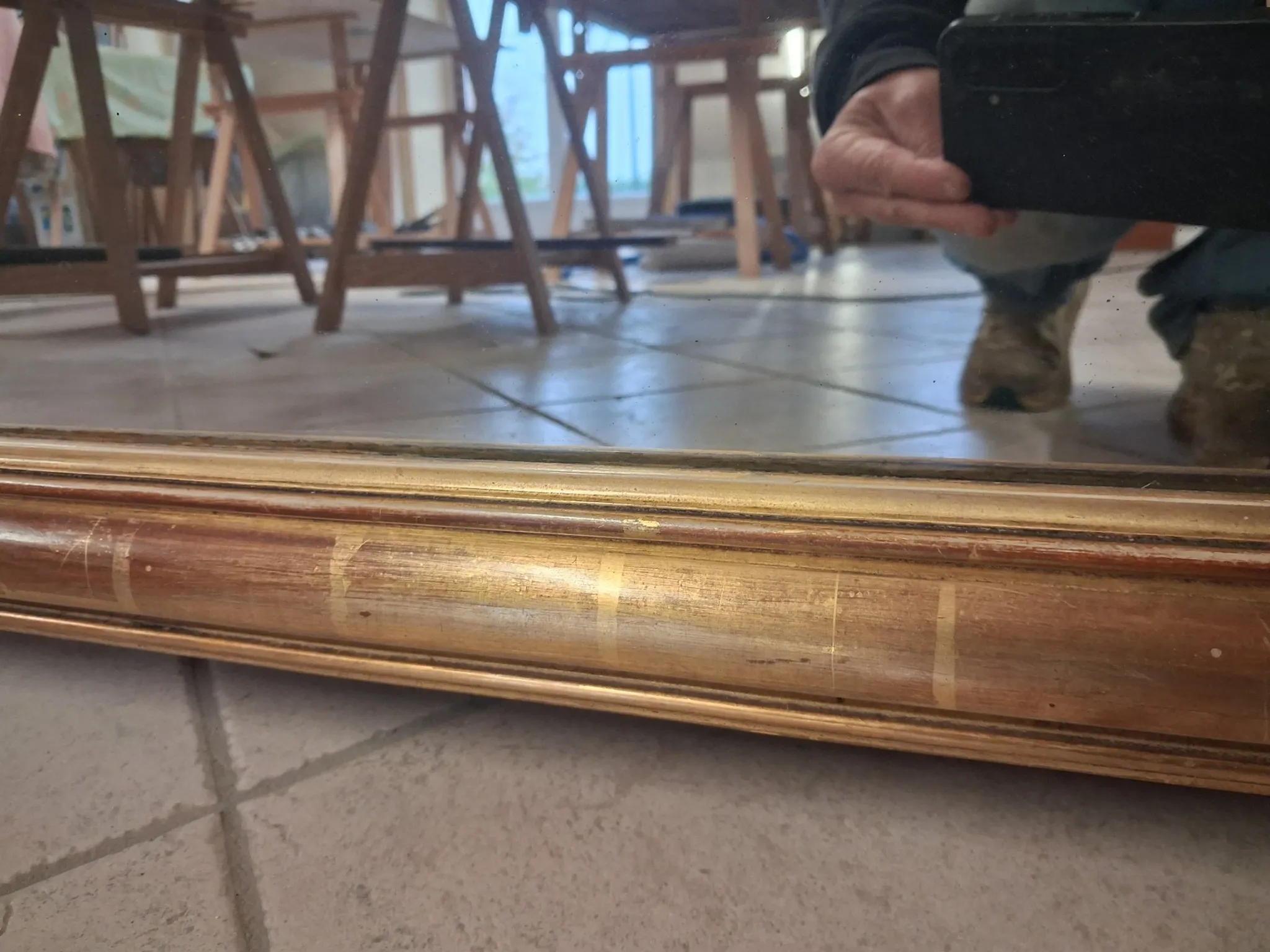 Mirror from the 19th century, 170 x 94.