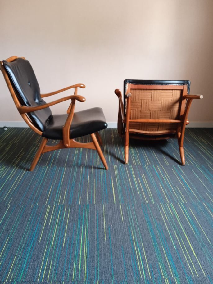 Pair of Scandinavian armchairs