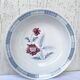 Plat creux Sarreguemines modèle Carole, décor floral et épi de blé