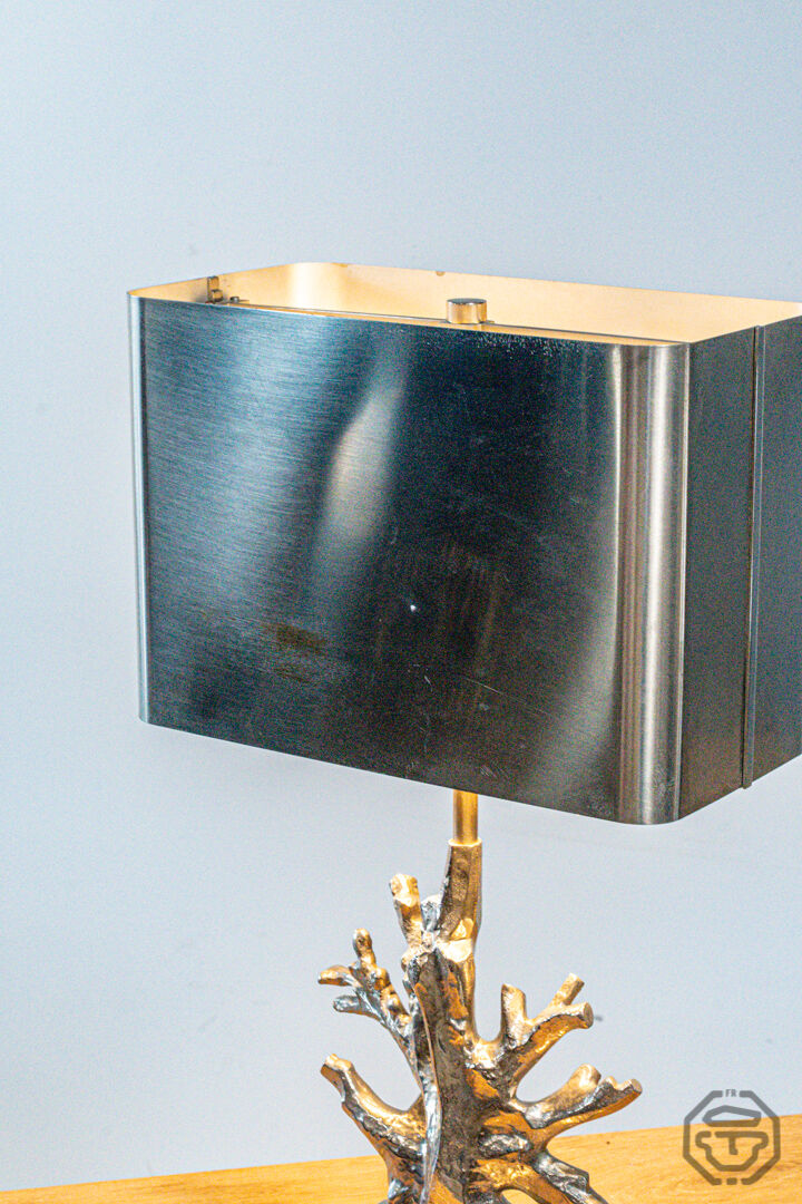 Coral Lamp by Maison Charles, bronze