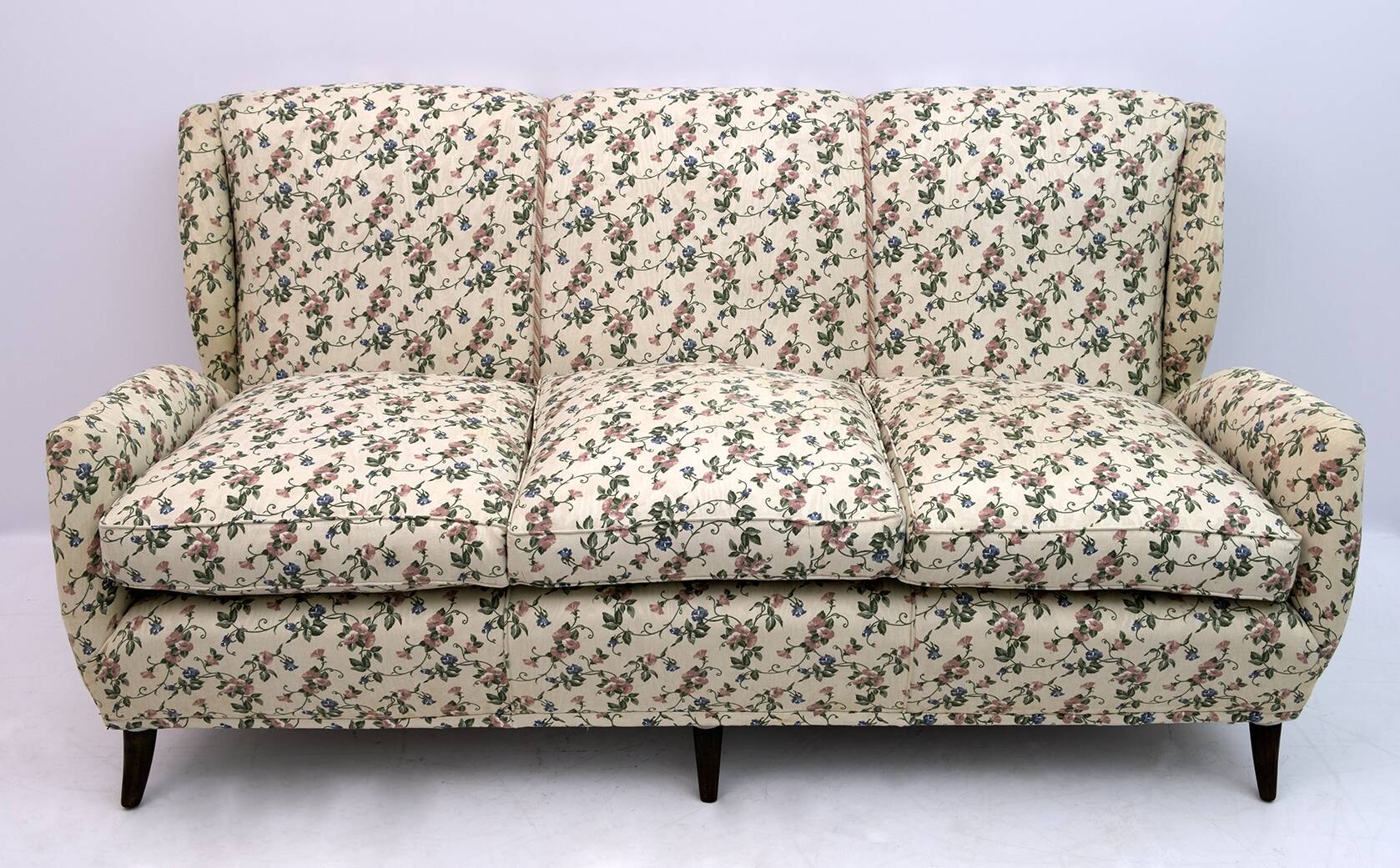Gio Ponti N. 512 Mid-Century Modern Italian Sofa for ISA, 1950s