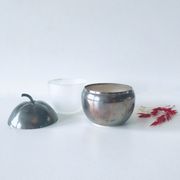 Small bonbonnière Apple in silver