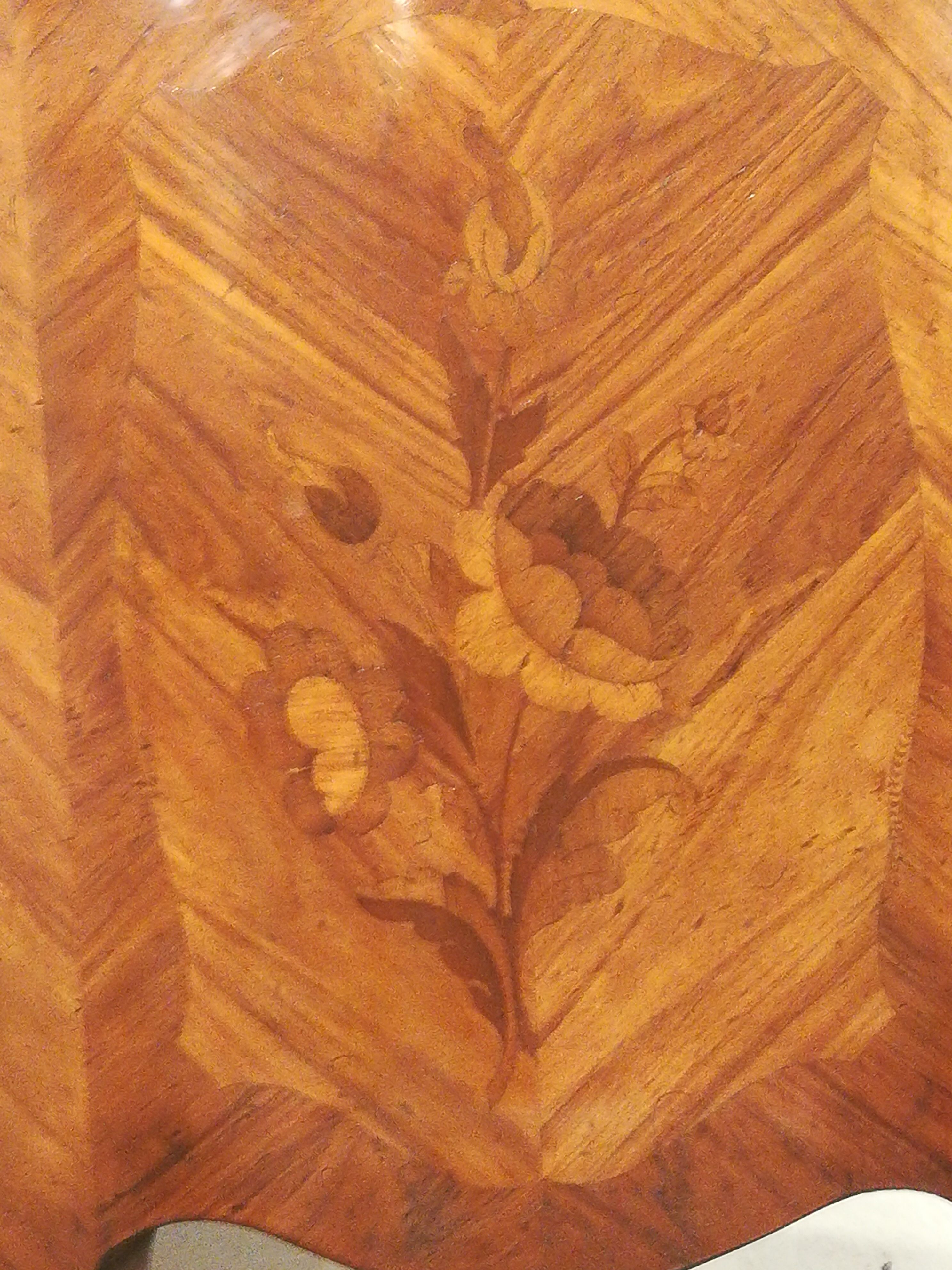 Dresser Louis XV style with marquetry