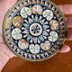 Coupelle Byzantine G. Halkides en émaux cloisonnés sur bronze & cuivre motifs en rosace