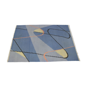 Tapis kilim mid-century moderniste