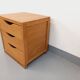 Vintage bedside cabinet or storage unit in solid wood from the 60s