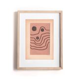 Duo of paintings on paper - M337 and M339 - abstract paintings signed Eawy