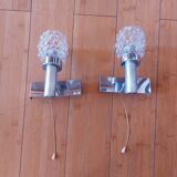 Paire d'appliques vintages 70's