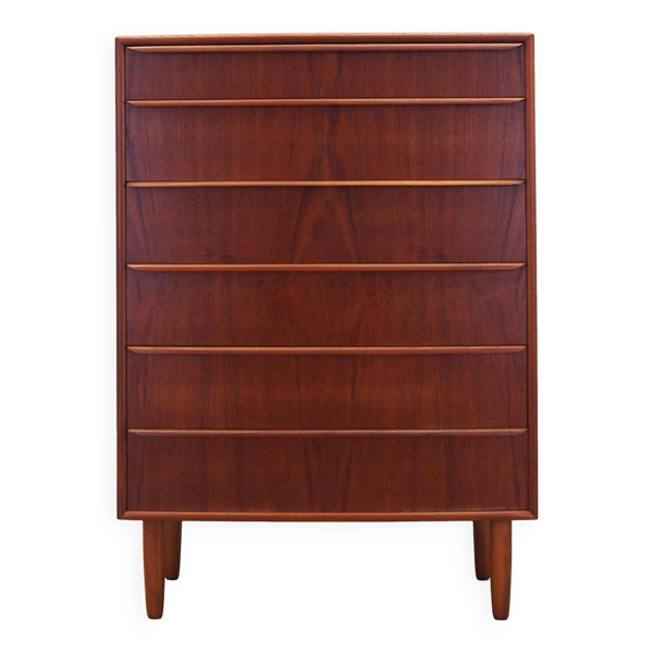 Commode en teck, design danois, années 1970, fabrication : Danemark
