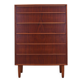 Commode en teck, design danois, années 1970, fabrication : Danemark