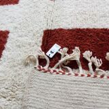 Unique Moroccan rug 3 x 2 m