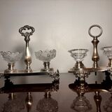 Two double cellars including Baccarat Crystal