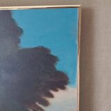 Oil on canvas inspired by the Italian Renaissance.