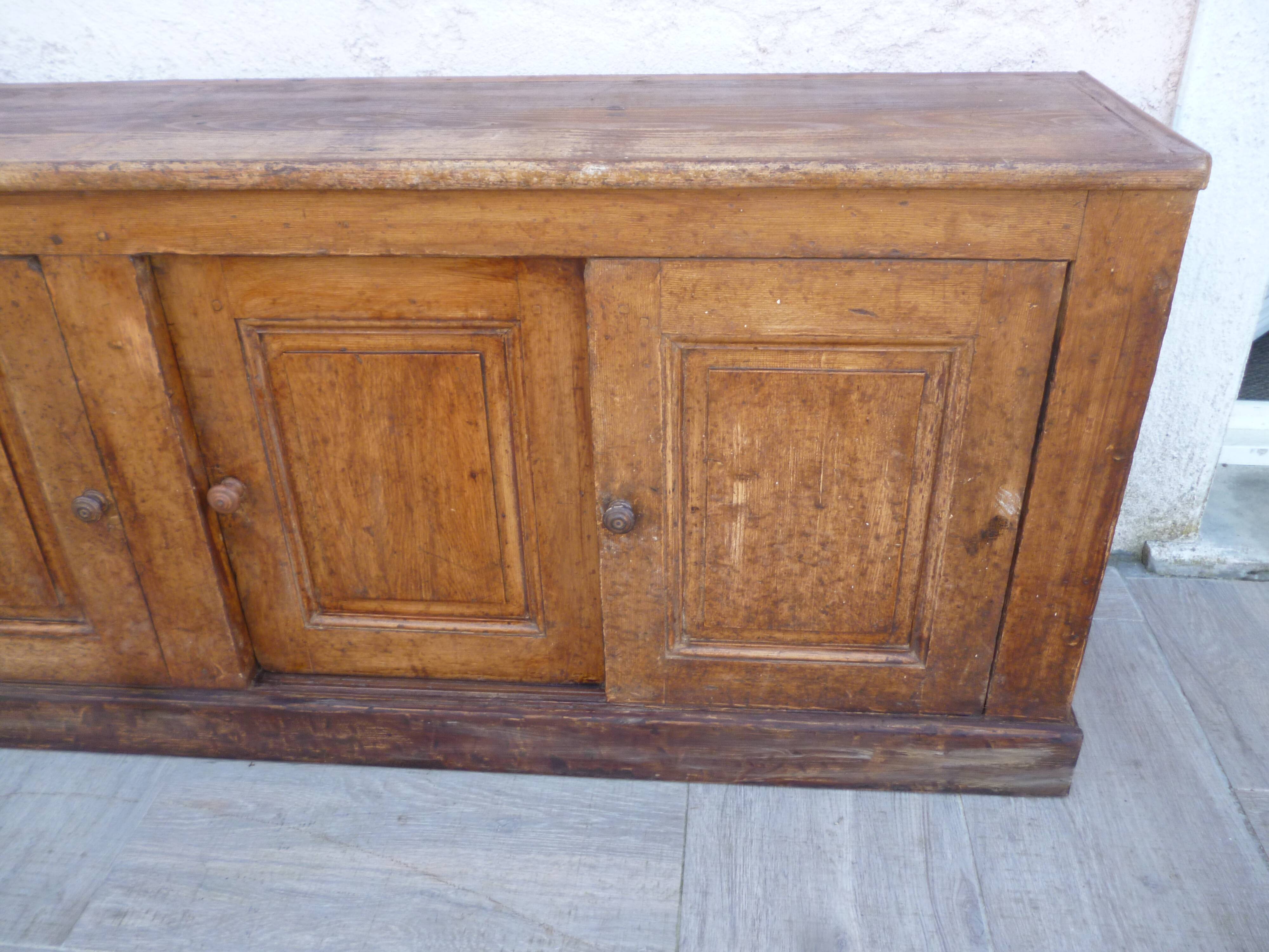 Meuble enfilade de métier vintage