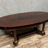 Oval table empire style mahogany circa 1900-1930