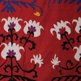 Hand knotted rug, vintage turkish rug 222x231 cm