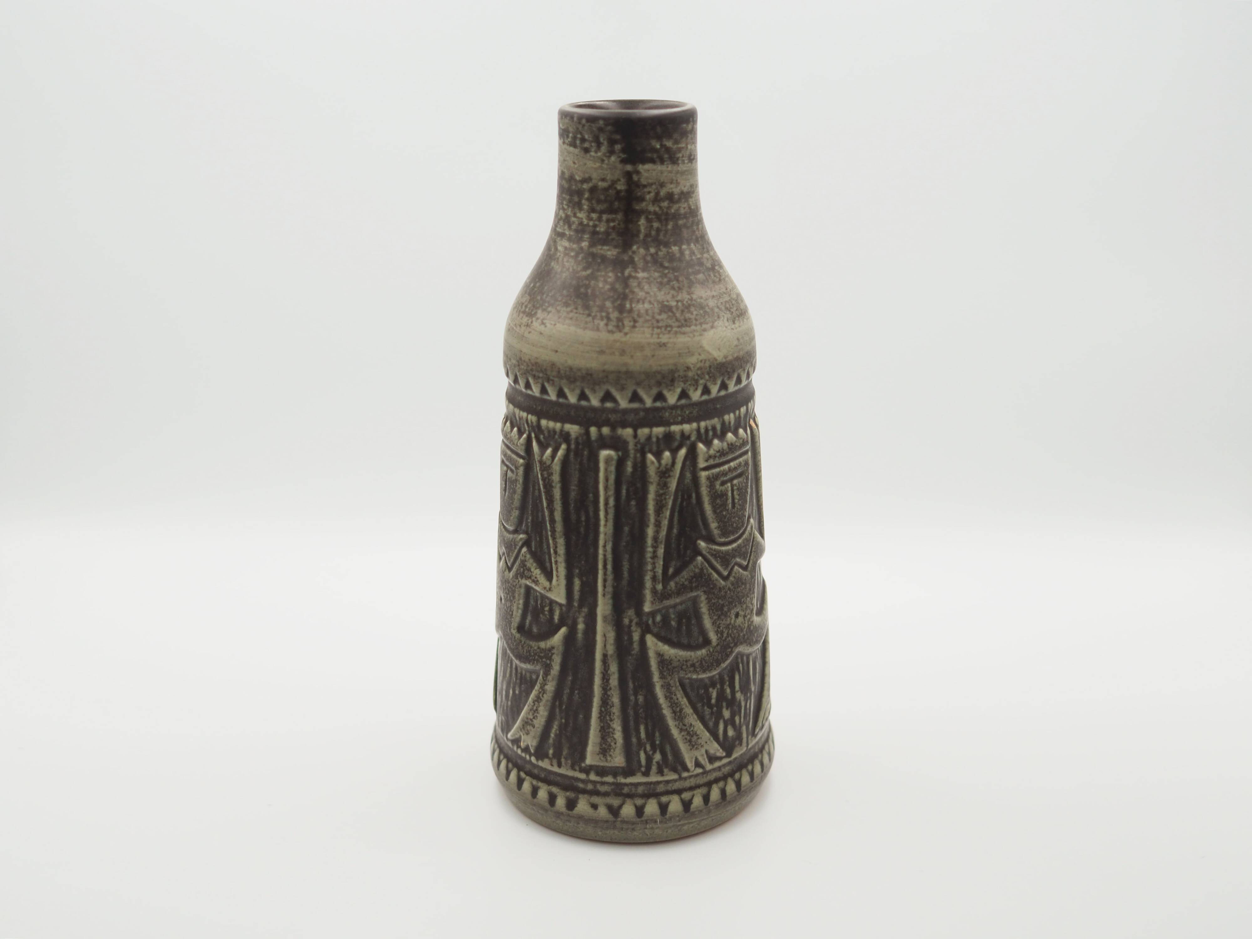 Ceramic vase, Danish design, 1960s, manufactured by Johgus Bornholm Keramik