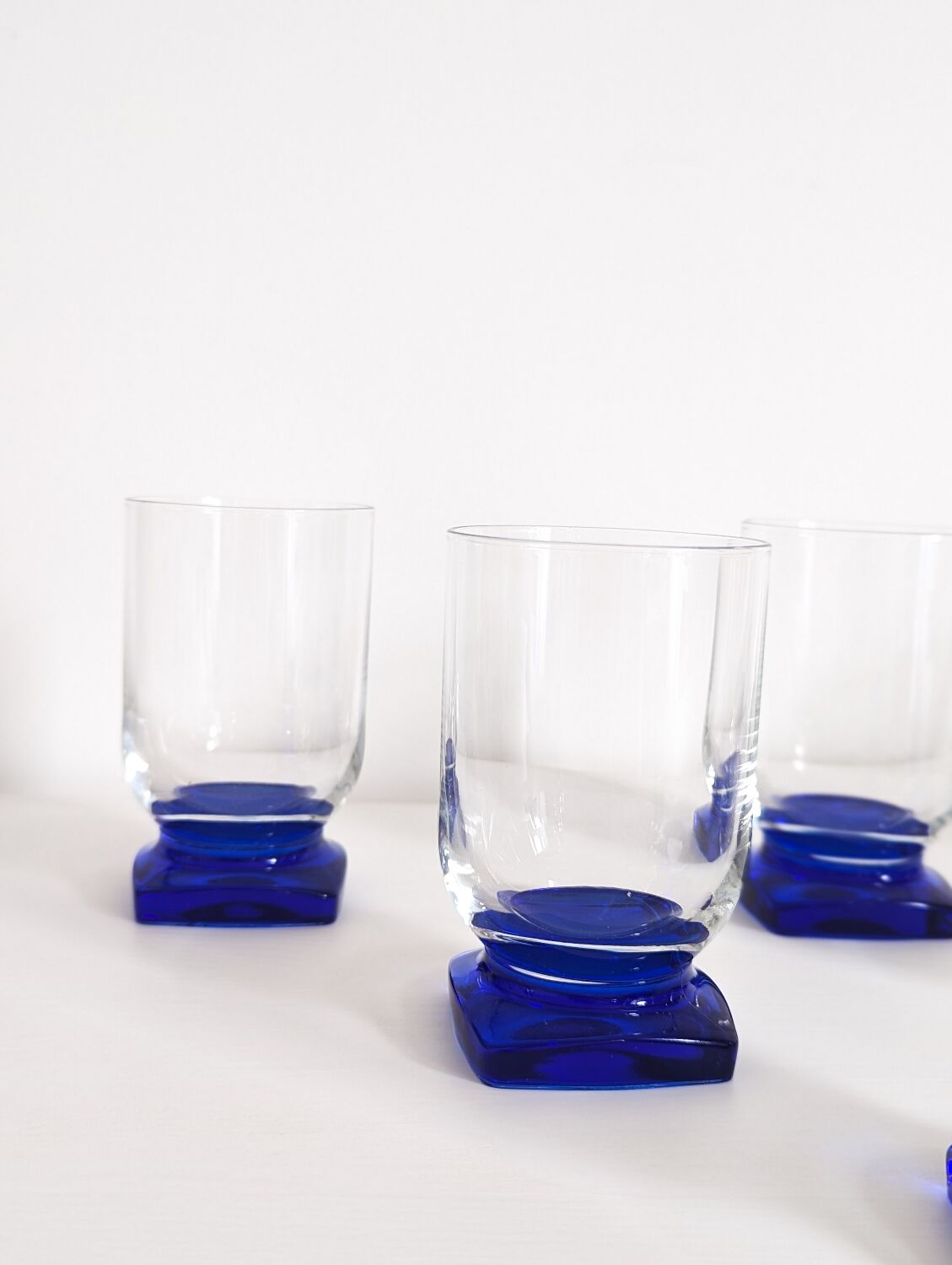 Series of 6 Bormiolo Rocco Ibisco glasses