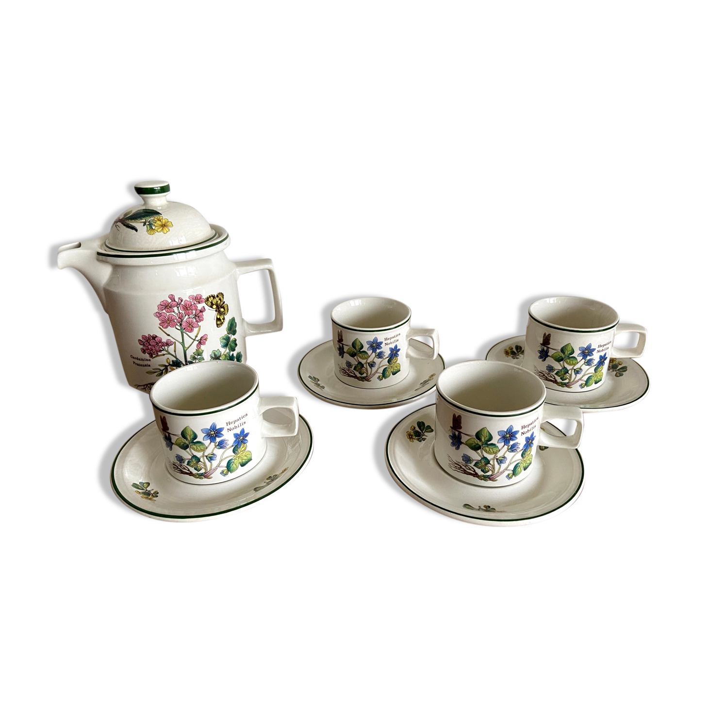 English porcelain tea service