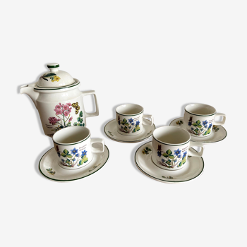 Service à tisane en porcelaine anglaise