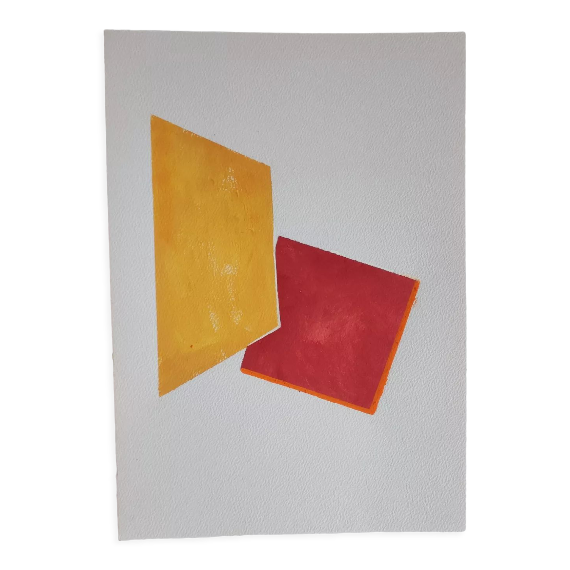 Minimalist geometric painting