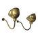 Pair of vintage brass wall lights, France 1970