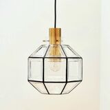 Pair of Mid-Century Glass Ceiling Lights from Limburg, Germany, 1960s