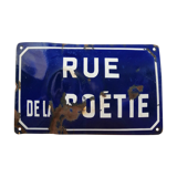 Ancienne plaque de rue