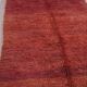 Burgundy Vintage Handmade Moroccan rug 180 x 336 cm - Berber wool Rug