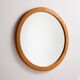 Beech framed mirror by Aksel Kjersgaard
