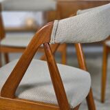 Kai Kristiansen Model 31 vintage Danish teak dining chairs