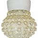 Vintage White Porcelain Ceiling Light, 1970s