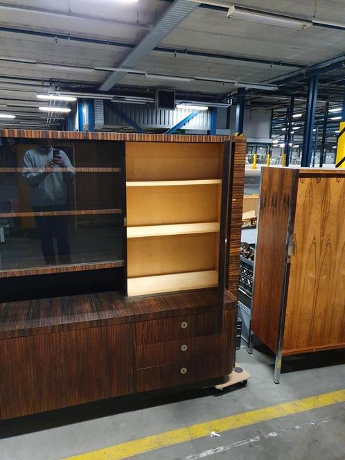 Vintage ebony wall cabinet