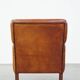 Sheepskin leather armchair