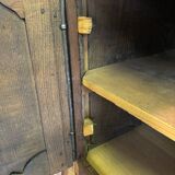 Solid oak two-door sideboard