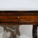Table, bureau à volets en palissandre massif, époque Restauration, début XIXème