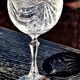 Set of 10 new Lorraine crystal wine glasses.
