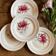lot de 8 assiettes à dessert vintage - Saint Amand