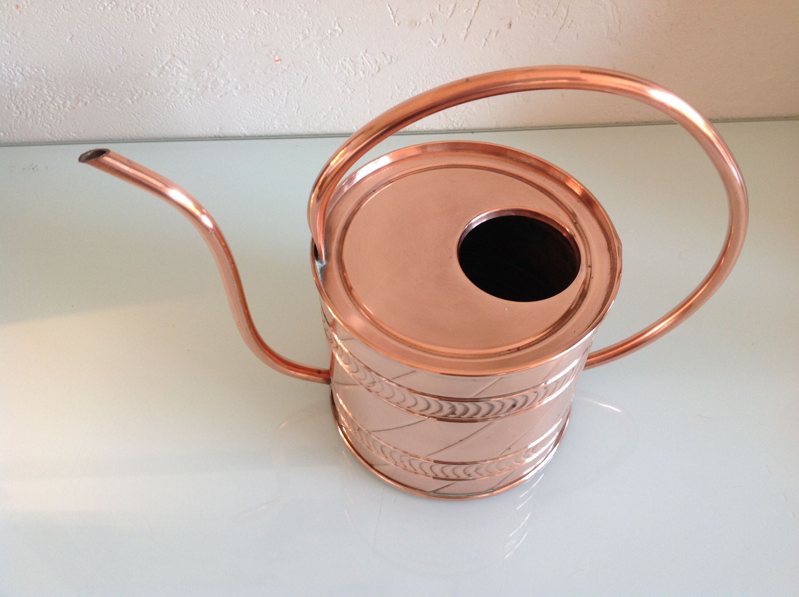 Vintage copper watering can 60s/70s