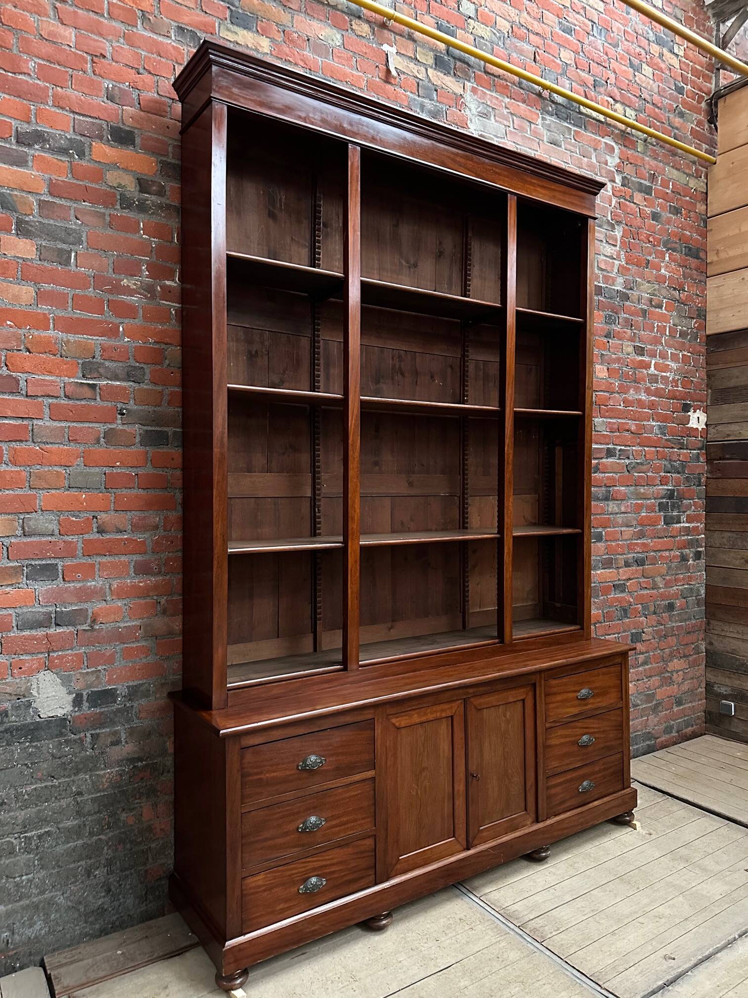 Huge Pharmacy Cabinet from the End of the 19th Century