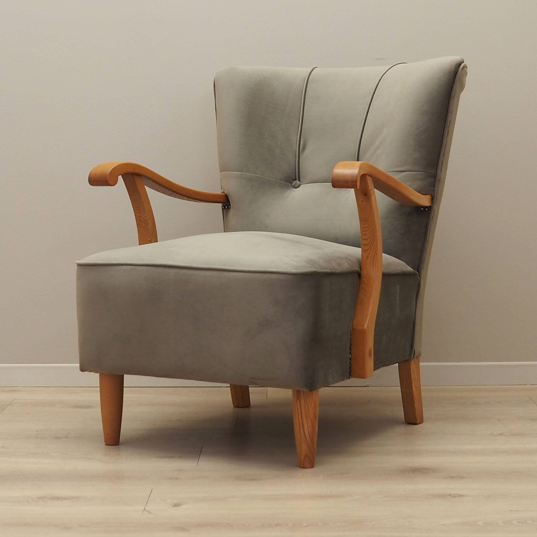 Beech armchair, Danish design, 1960s, production: Denmark