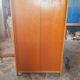 Vintage light sliding cabinet 50s