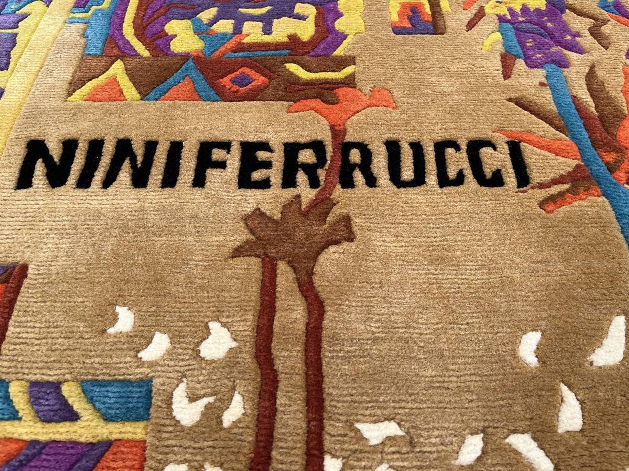 Modern rug signed Nini Ferrucci 160x100 cm